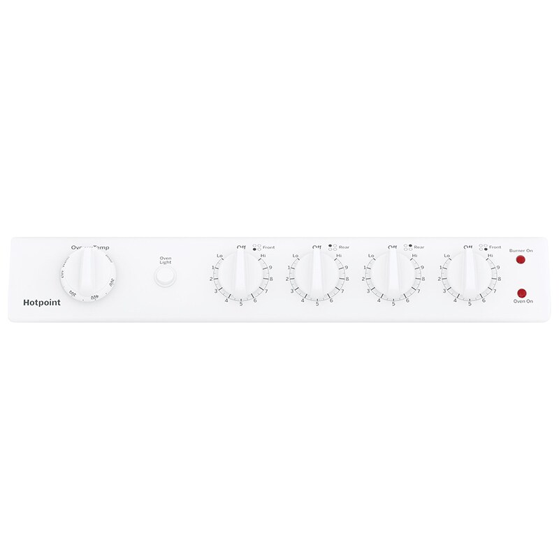 Hotpoint 24 in. 2.9 cu. ft. Electric Range with Coil Burners - White, , hires