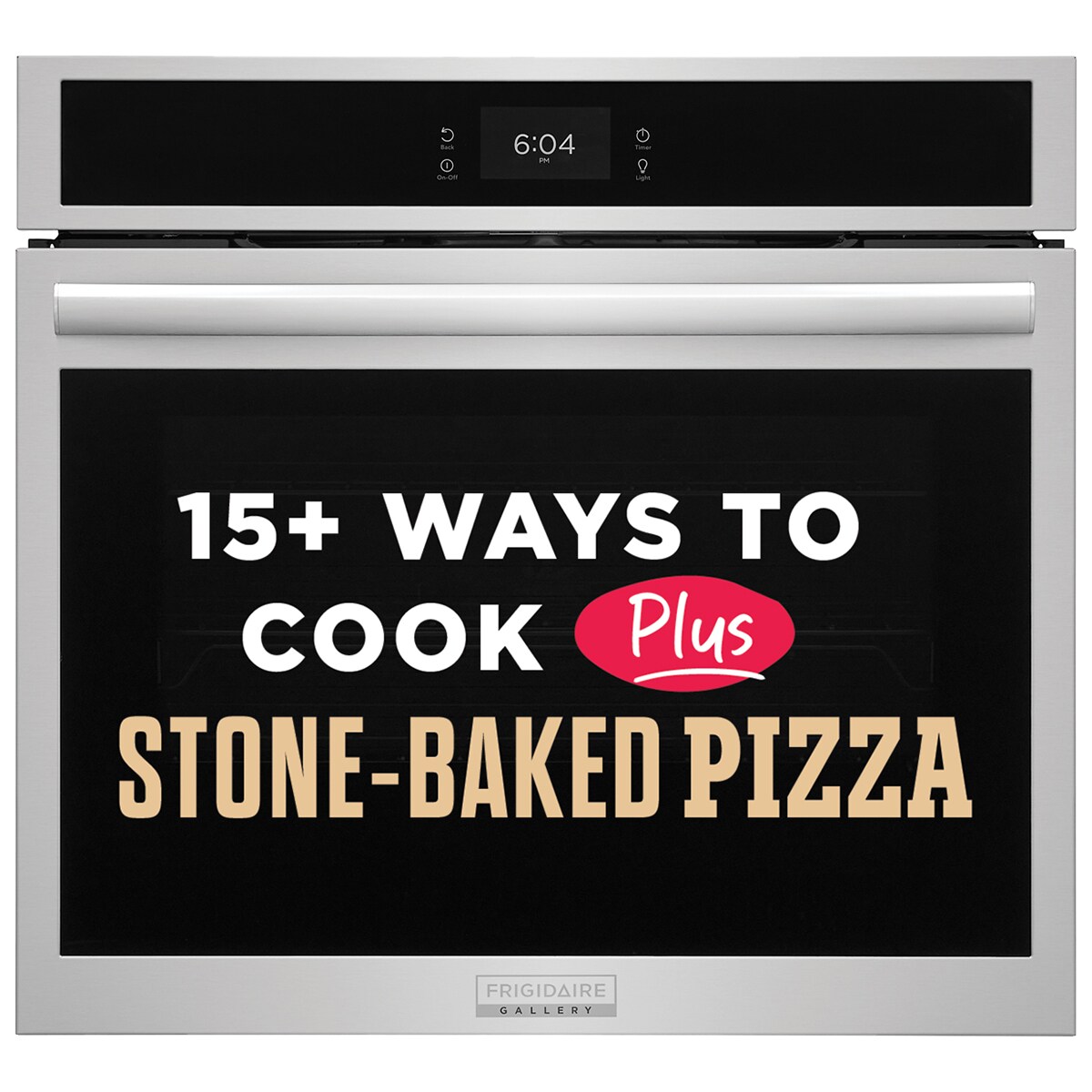 Frigidaire Gallery 30 in. 5.3 cu. ft. Smart Steam Electric Single Wall Oven with True European Convection - Stainless Steel, , hires