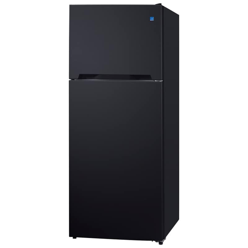 Summit 28 in. 14.3 cu. ft. Counter Depth Top Freezer Refrigerator - Black, Black, hires