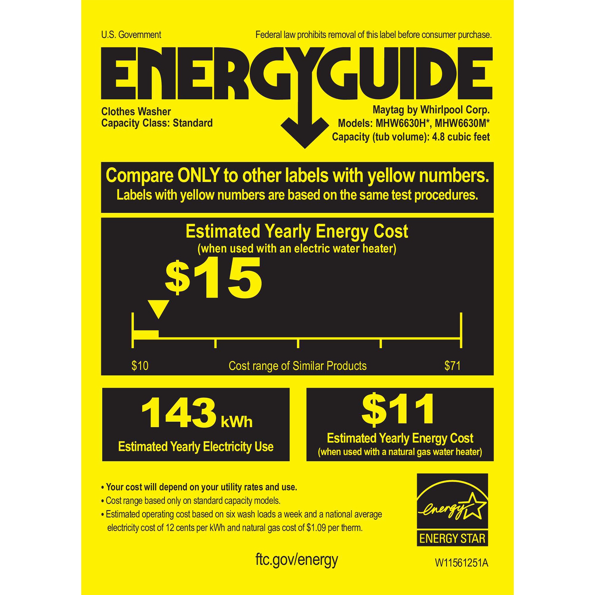 Maytag 27 in. 4.8 cu. ft. Stackable Front Load Washer with Extra Power and 16-Hr Fresh Hold - Volcano Black, Volcano Black, hires