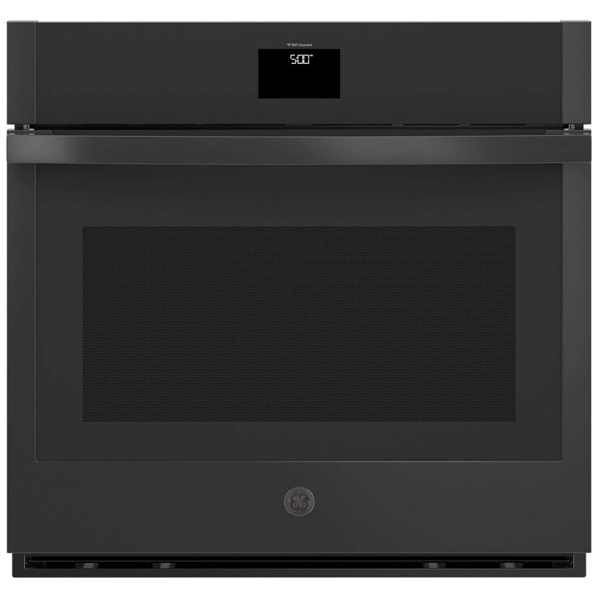 GE 30 in. 5 cu. ft. Smart Electric Single Wall Oven with True European Convection - Black, , hires