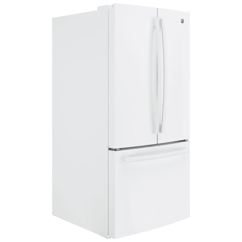 GE 33 in. 24.7 cu. ft. French Door Refrigerator with Internal Water Dispenser - White, White, hires