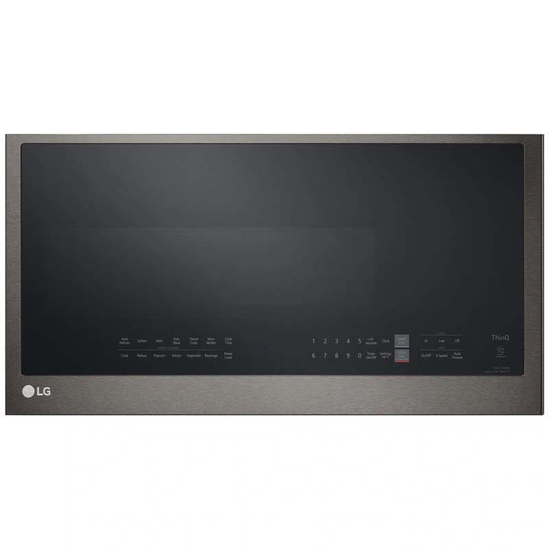 LG 30 in. 2.0 cu. ft. 1050W Smart Over-the-Range Microwave with 400 CFM & Sensor Cooking - PrintProof Black Stainless Steel, PrintProof Black Stainless Steel, hires