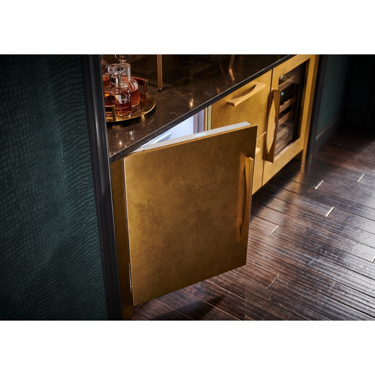 Sub-Zero Designer Series 24 in. Built-In 4.7 cu. ft. Left- Hinged Smart Undercounter Refrigerator - Custom Panel Ready, , hires