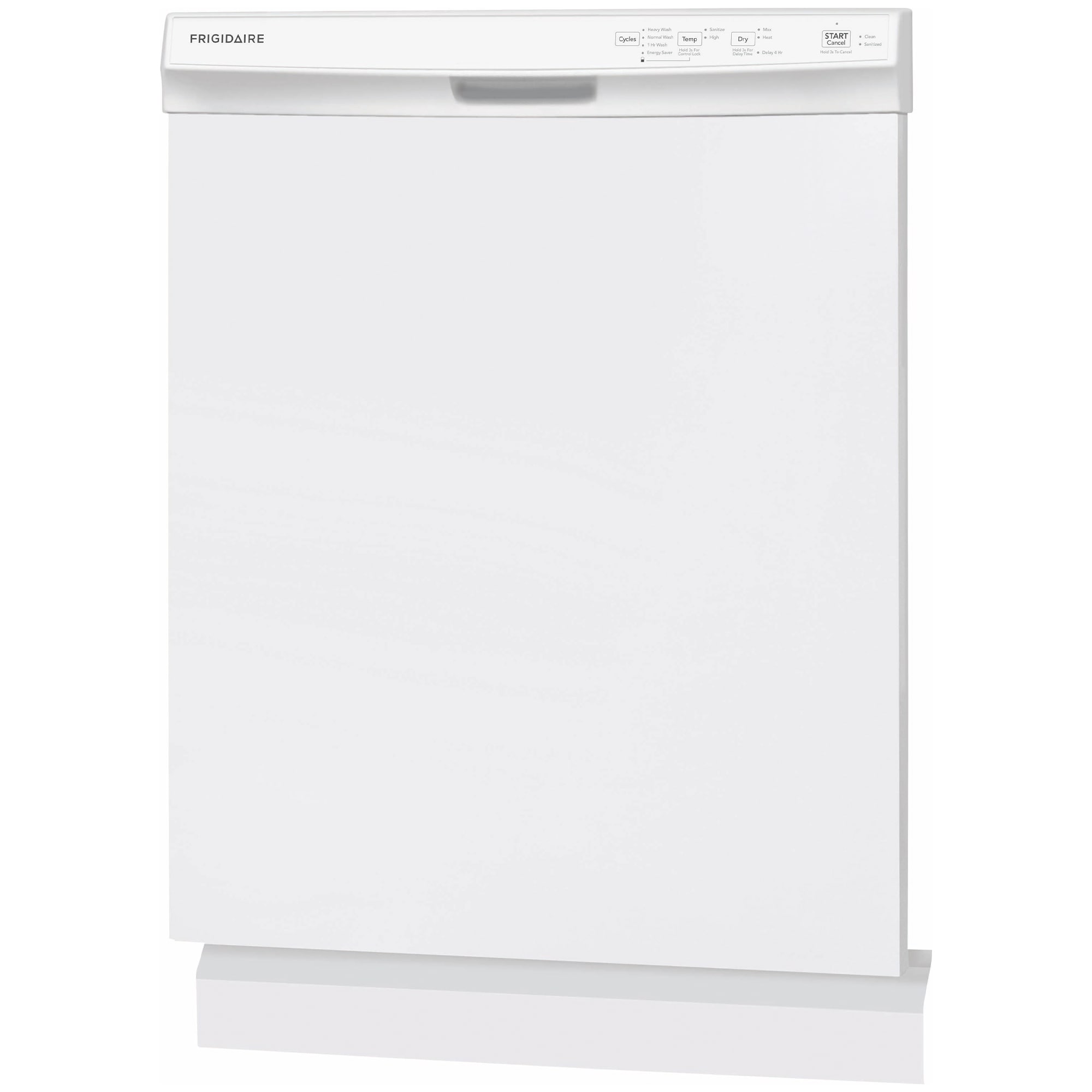 Frigidaire 24 in. Front Control Dishwasher with 54 dBa Sound Level, MaxDry & Pocket - White, White, hires