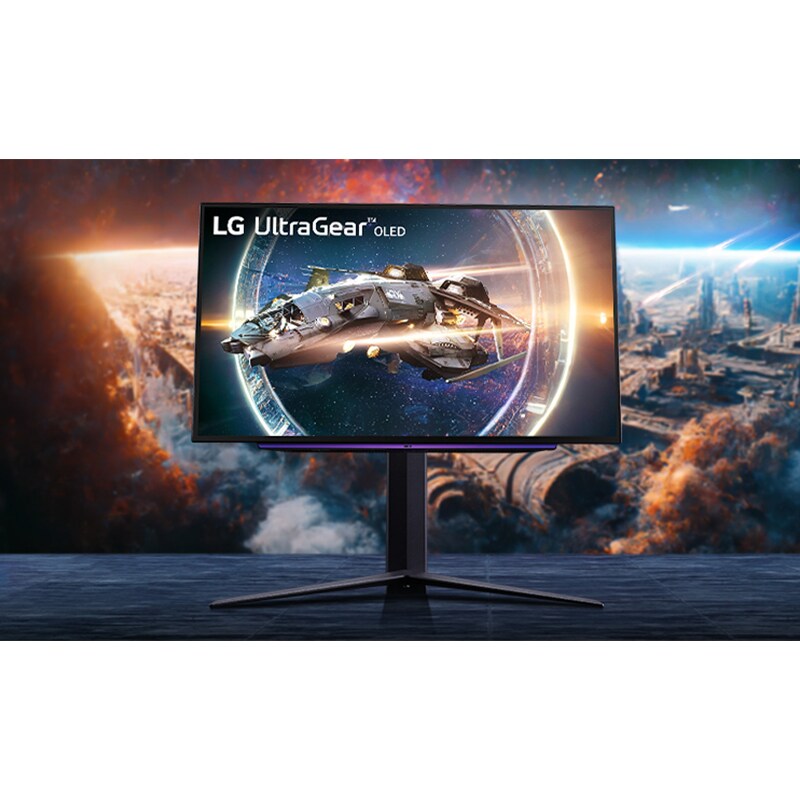LG 27" UltraGear OLED QHD 240Hz 0.03ms G-Sync Compatible HDR True Black 400 Gaming Monitor, , hires