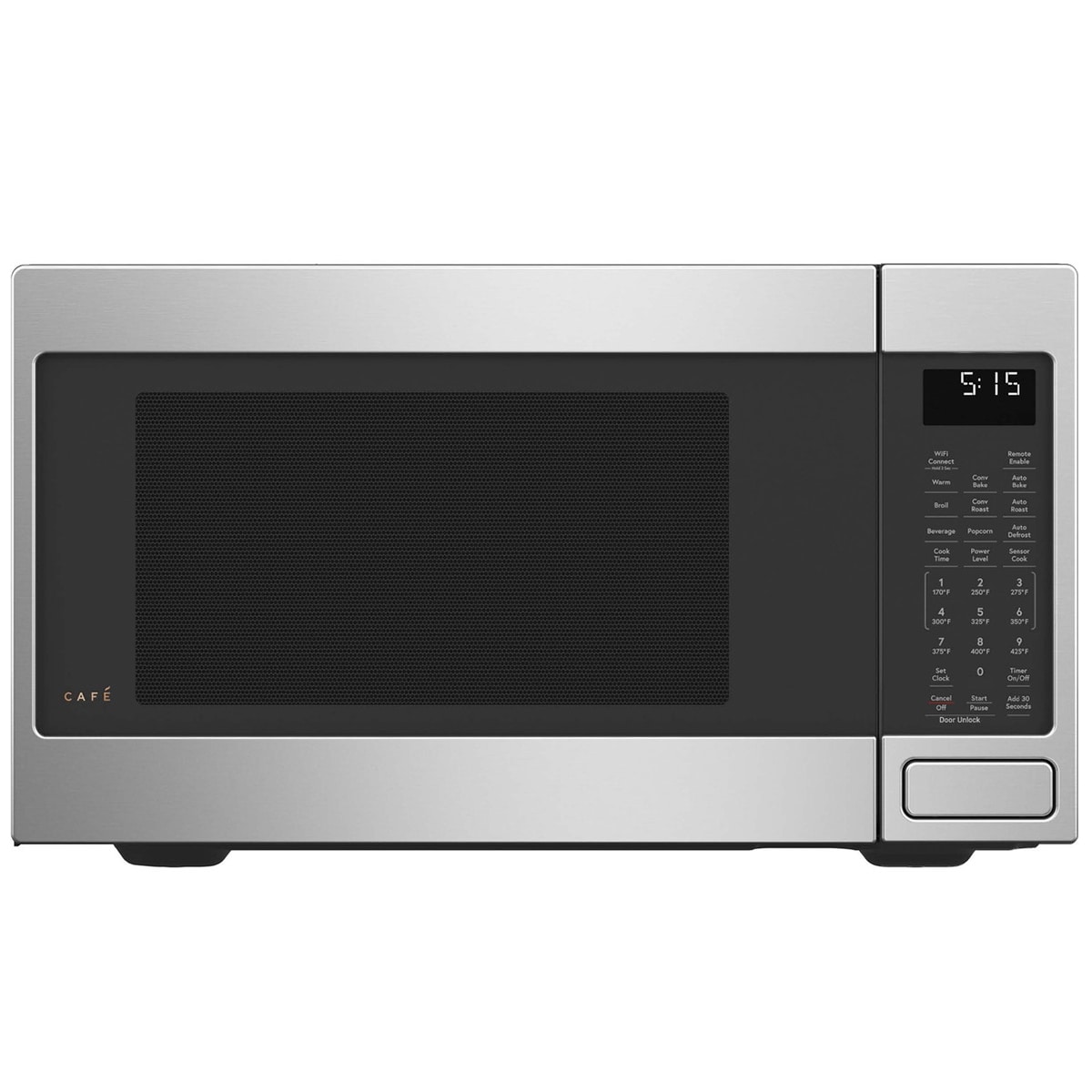 Cafe 22 in. 1.5 cu. ft. 1000W Smart Countertop Microwave with Convection & Sensor Cooking - Stainless Steel, , hires
