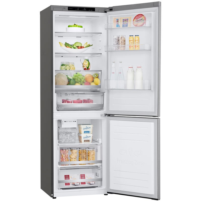 LG 24 in. 12 cu. ft. Counter Depth Bottom Freezer Refrigerator with Ice Maker - PrintProof Stainless Steel, , hires