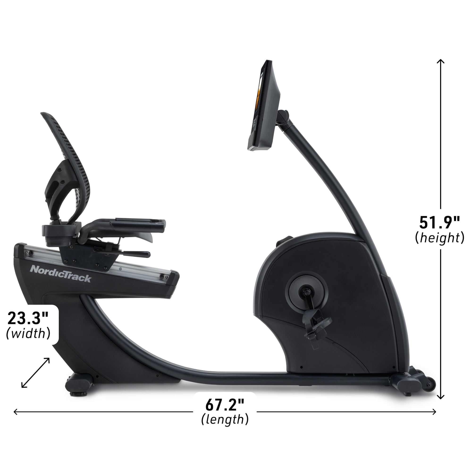 Nordictrack 10 Recumbent Bike, , hires