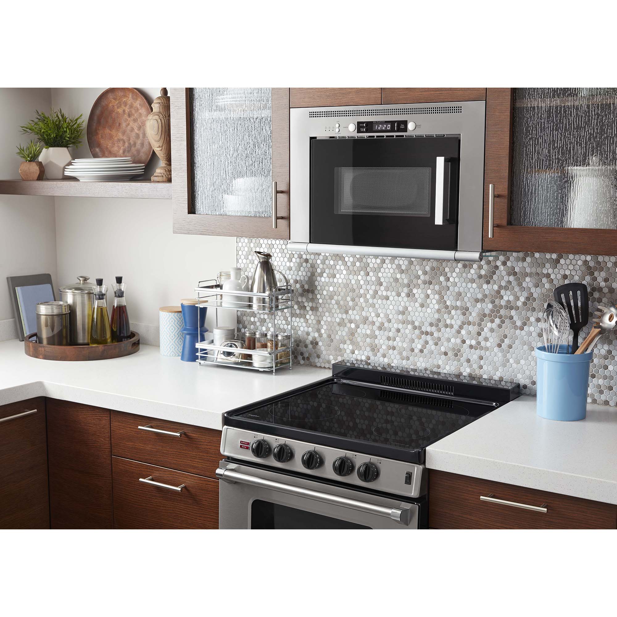 Whirlpool 24 in. 2.9 cu. ft. Electric Range with Radiant Burners - Stainless Steel, , hires