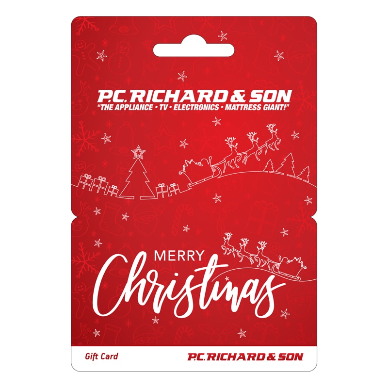 Merry Christmas Themed Gift Card P.C. Richard & Son