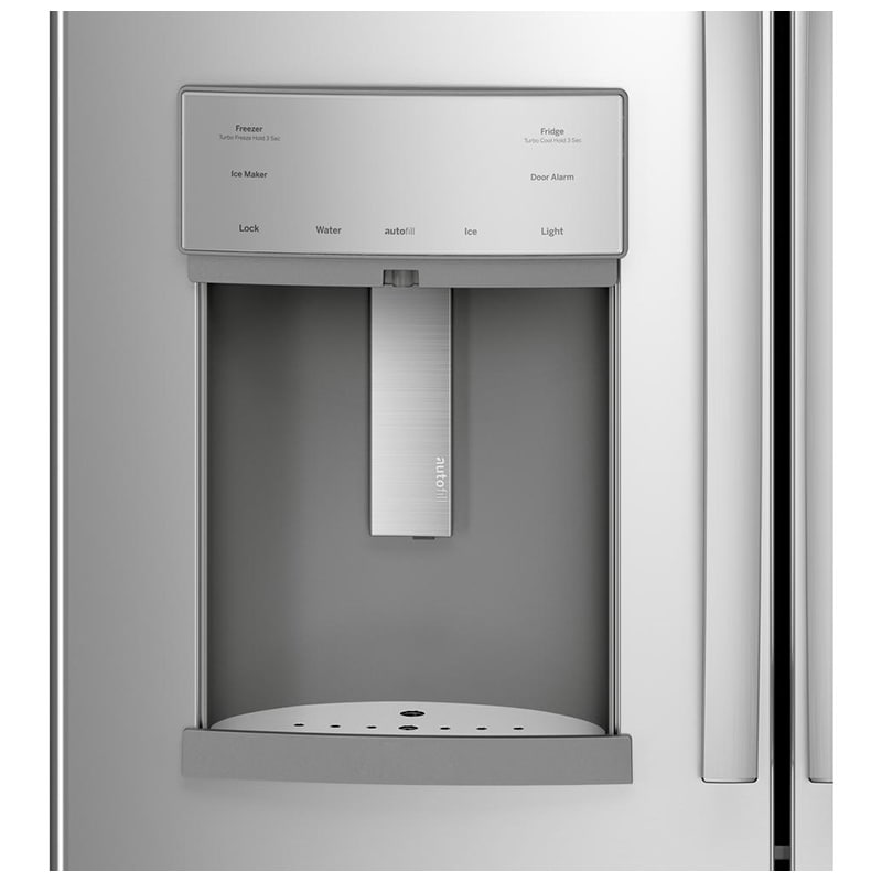 GE Profile 36 in. 22.1 cu. ft. Built-In Counter Depth French Door Refrigerator with Ice & Water Dispenser - Fingerprint Resistant Stainless, Fingerprint Resistant Stainless, hires