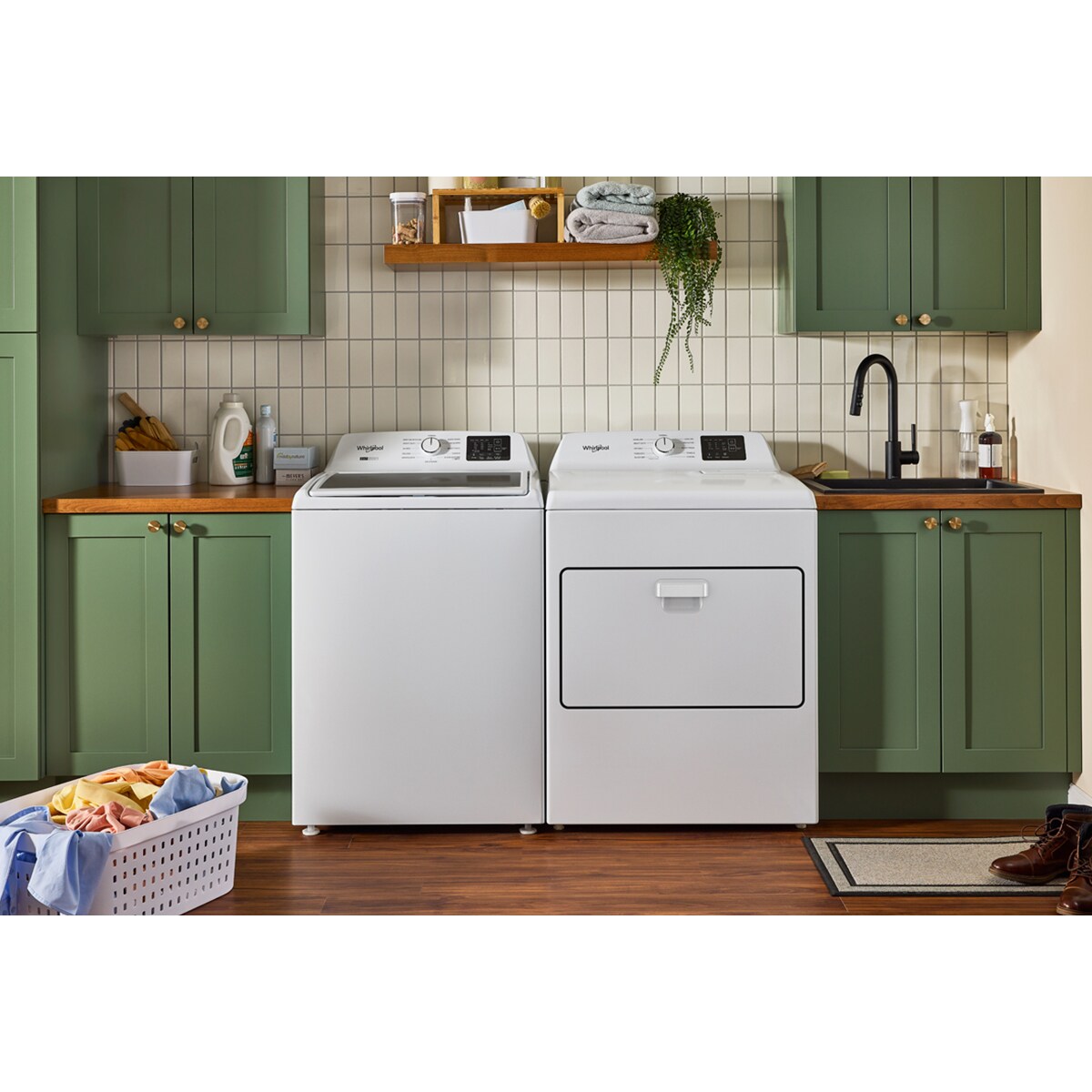 Whirlpool 29 in. 7.0 cu. ft. Electric Dryer with Sensor Dry, AutoSensing & Wrinkle Shield Option - White, , hires