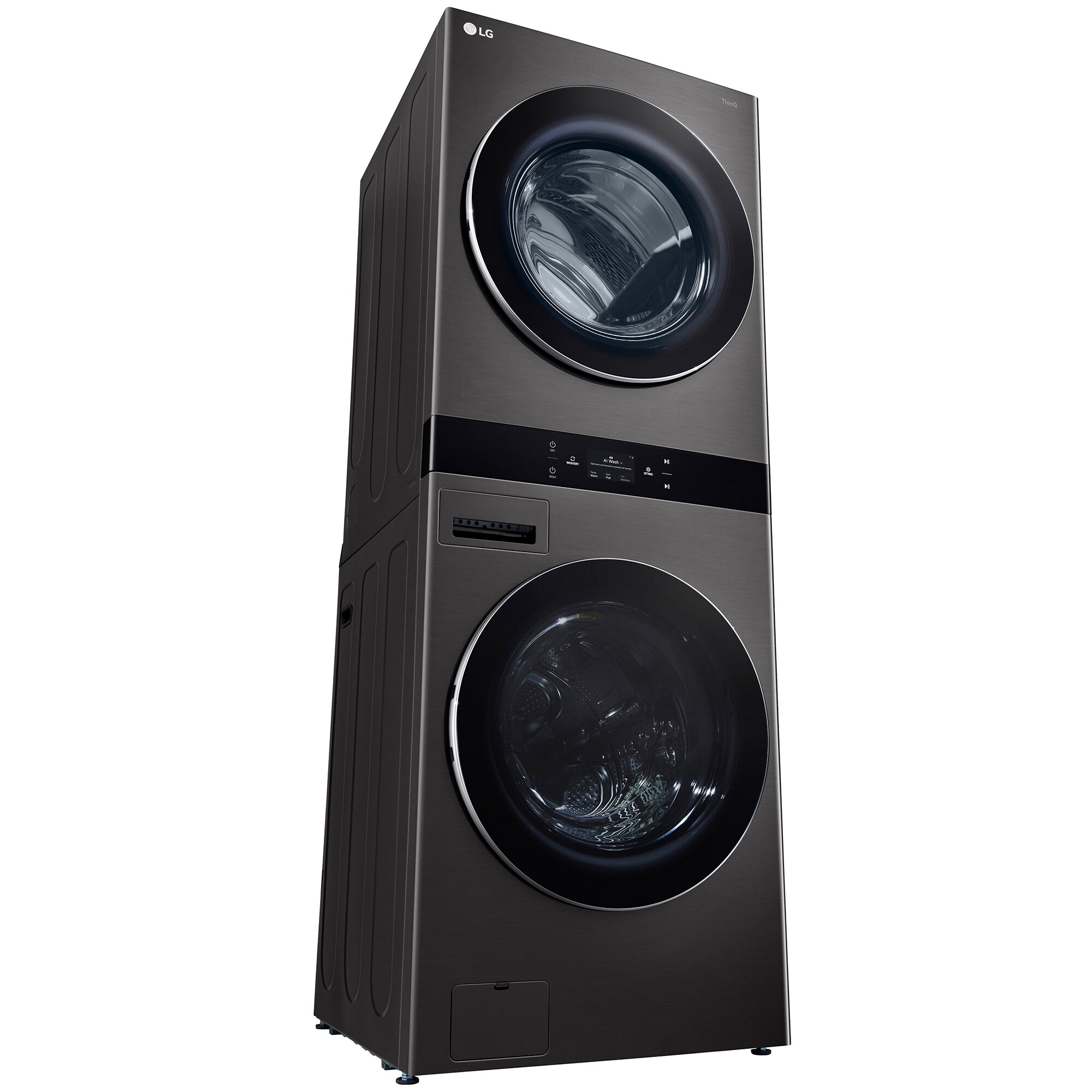 LG 27 in. 5.0 cu. ft. Smart Electric Front Load WashTower with AI