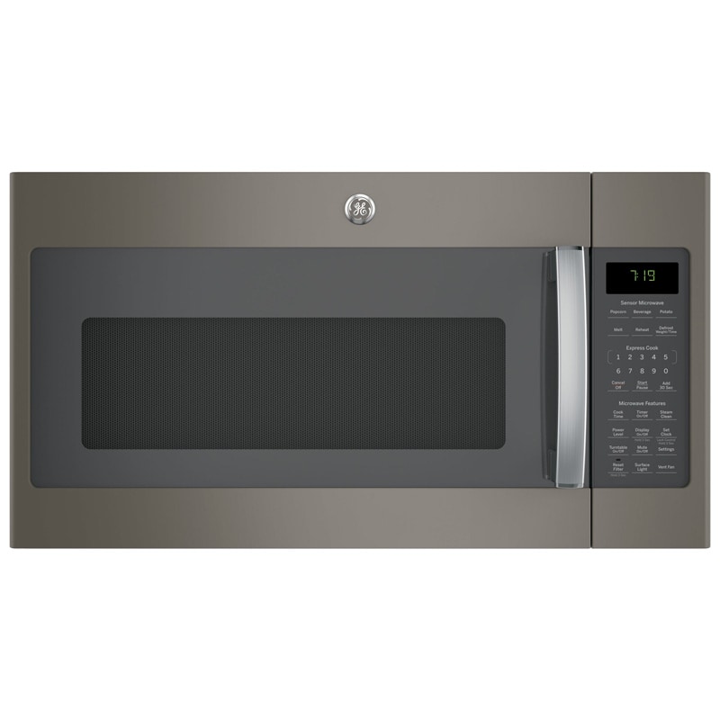 GE 30 in. 1.9 cu. ft. 1000W Over-the-Range Microwave with 400 CFM & Sensor Cooking - Slate, Slate, hires