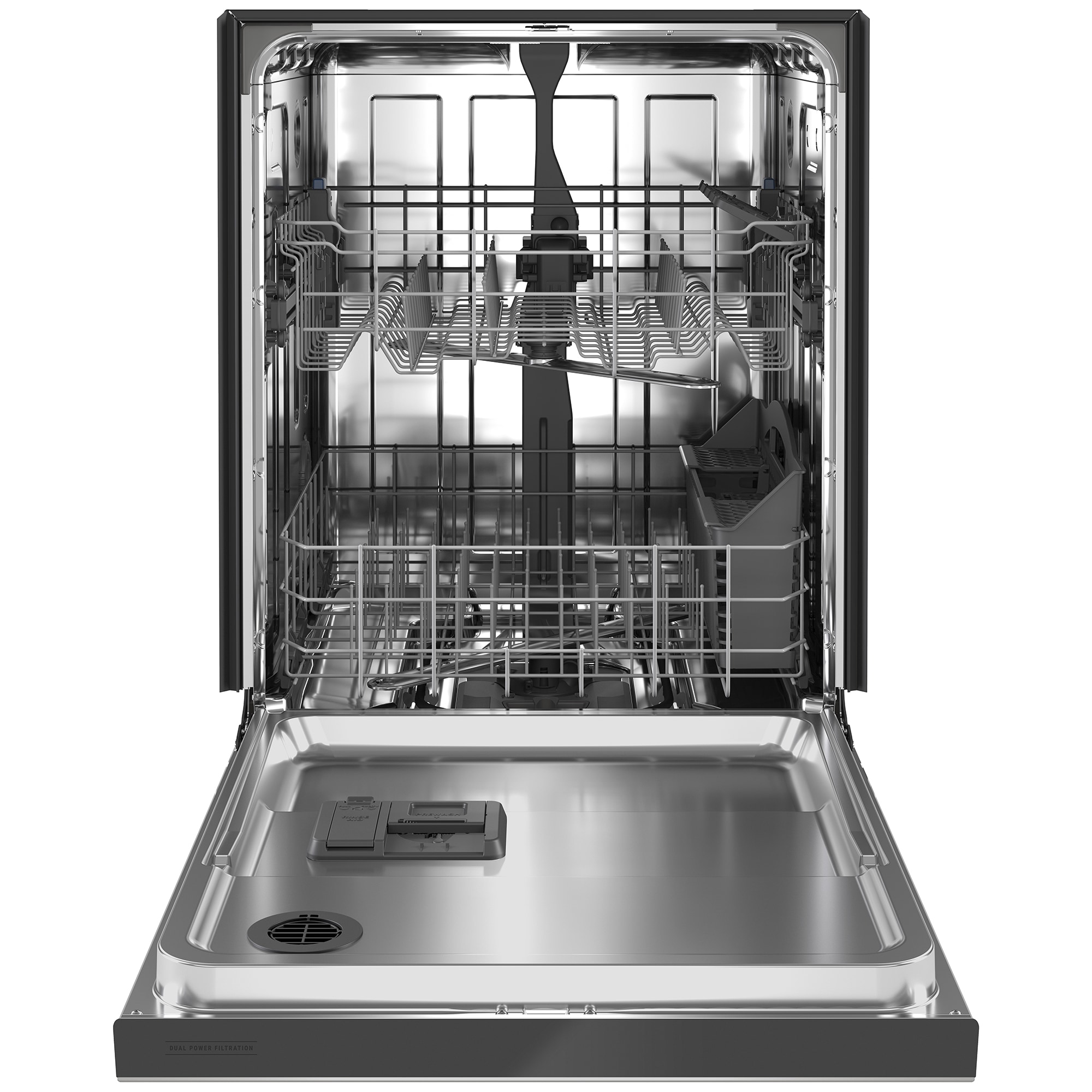 Maytag 24 in. Front Control Dishwasher with 50 dBa Sound Level & Pocket - Fingerprint Resistant Stainless, Fingerprint Resistant Stainless, hires