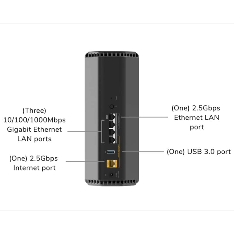 NETGEAR - Nighthawk BE6500 Dual-Band Wi-Fi 7 Router - Black, , hires