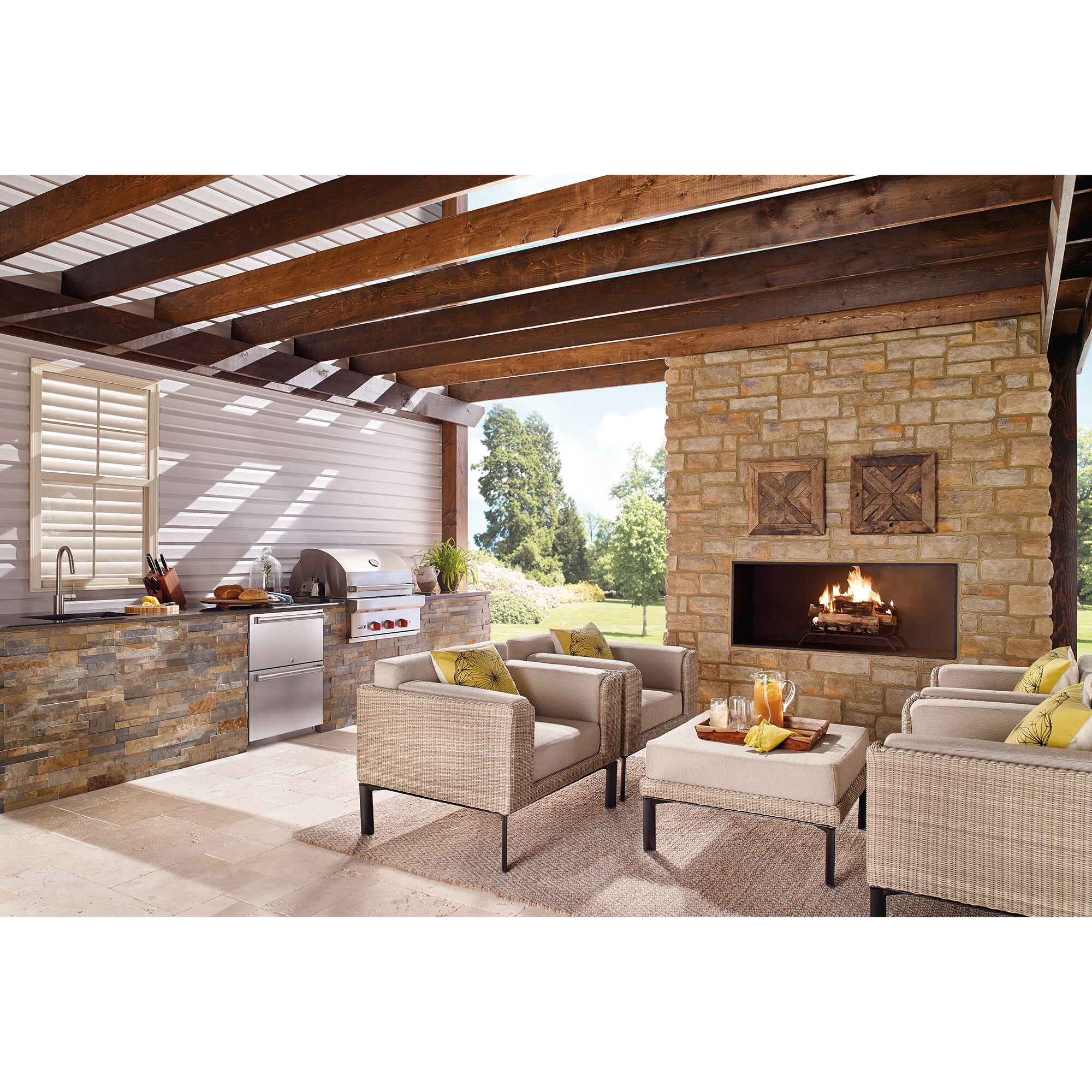 Sub-Zero Designer Series 24 in. Built-In 4.0 cu. ft. Smart Outdoor Double Refrigerator Drawers - Custom Panel Ready, , hires