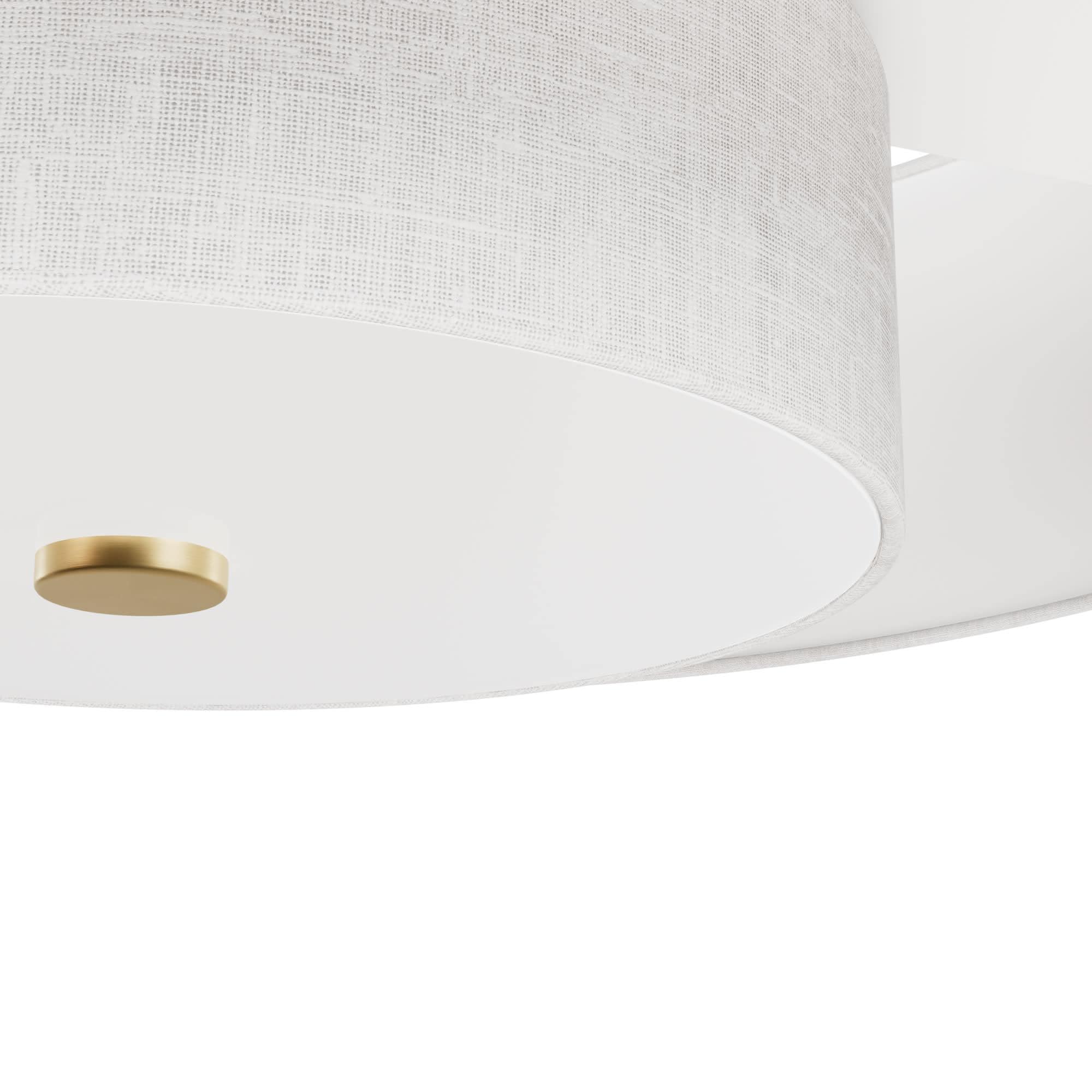 Hunter Jasmine Roth Brookside 30" Fandelier with LED Light and Remote - Fresh White, Fresh White, hires