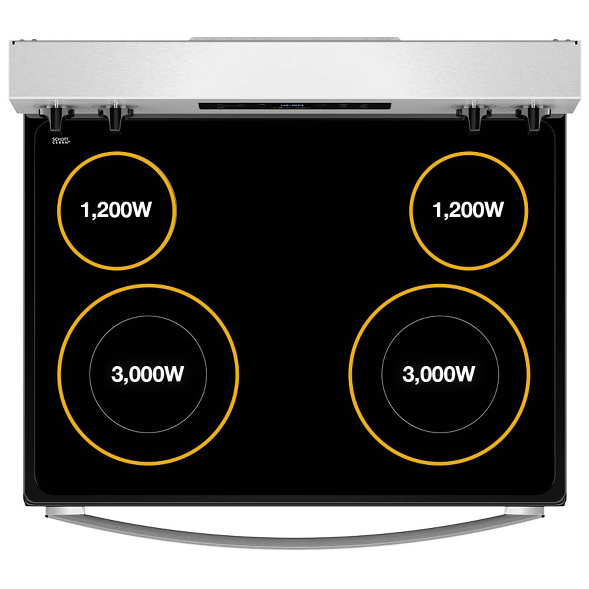Whirlpool 30 in. 5.3 cu. ft. Electric Range with Radiant Burners - White, White, hires