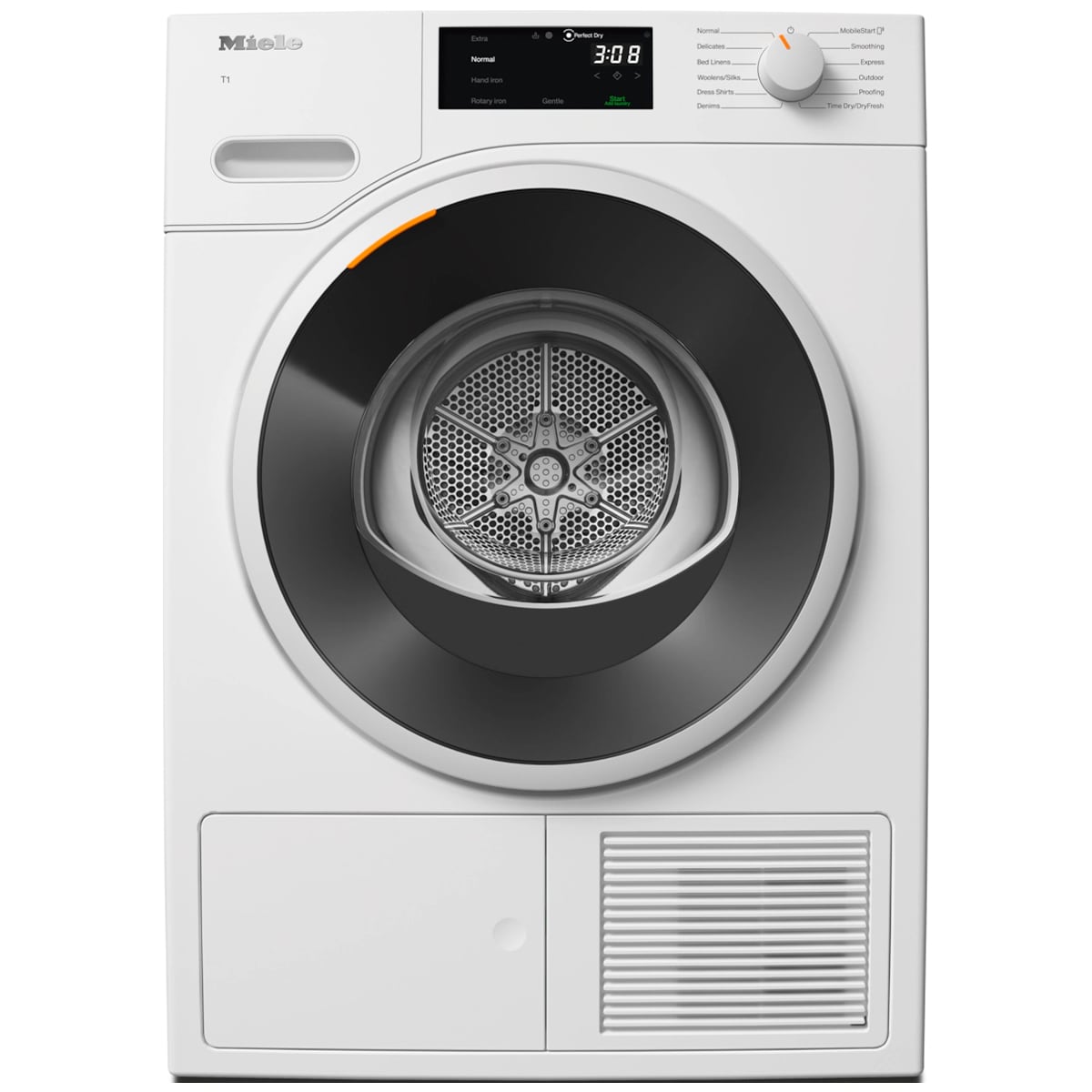 Miele 24 in. 4.0 cu. ft. Smart Stackable Ventless Electric Dryer with Heat Pump & Sensor Dry - Lotus White, , hires