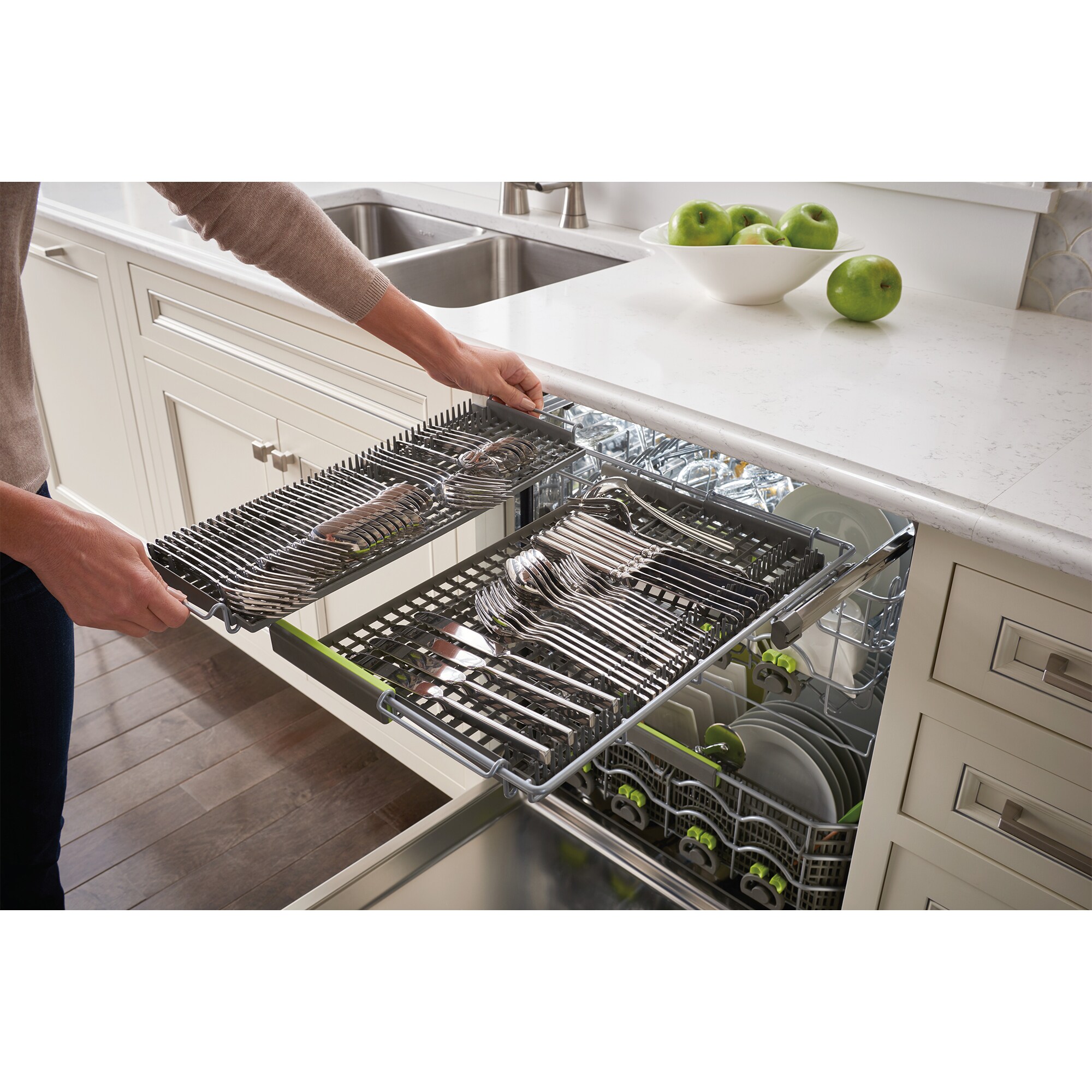 Cove 24 in. Top Control Smart Dishwasher with 41 dBa Sound Level & 3rd-Rack - Custom Panel Ready, , hires