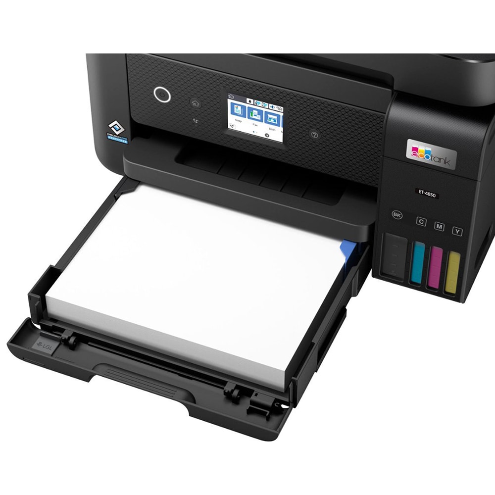 Epson - EcoTank ET-4850 All-in-One Supertank Inkjet Printer - Black, , hires