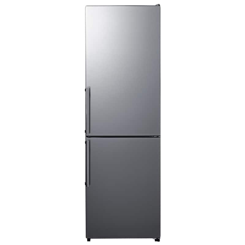 Summit Thin Line 24 in. 10.8 cu. ft. Counter Depth Bottom Freezer Refrigerator - Stainless Steel Look, , hires
