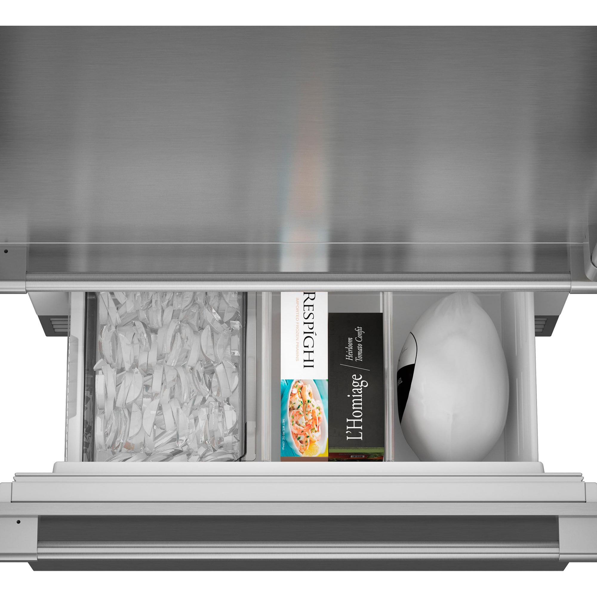 Monogram 36 in. Left-Hinged Built-In 20.2 cu. ft. Smart Counter Depth Bottom Freezer Refrigerator - Custom Panel Ready, , hires