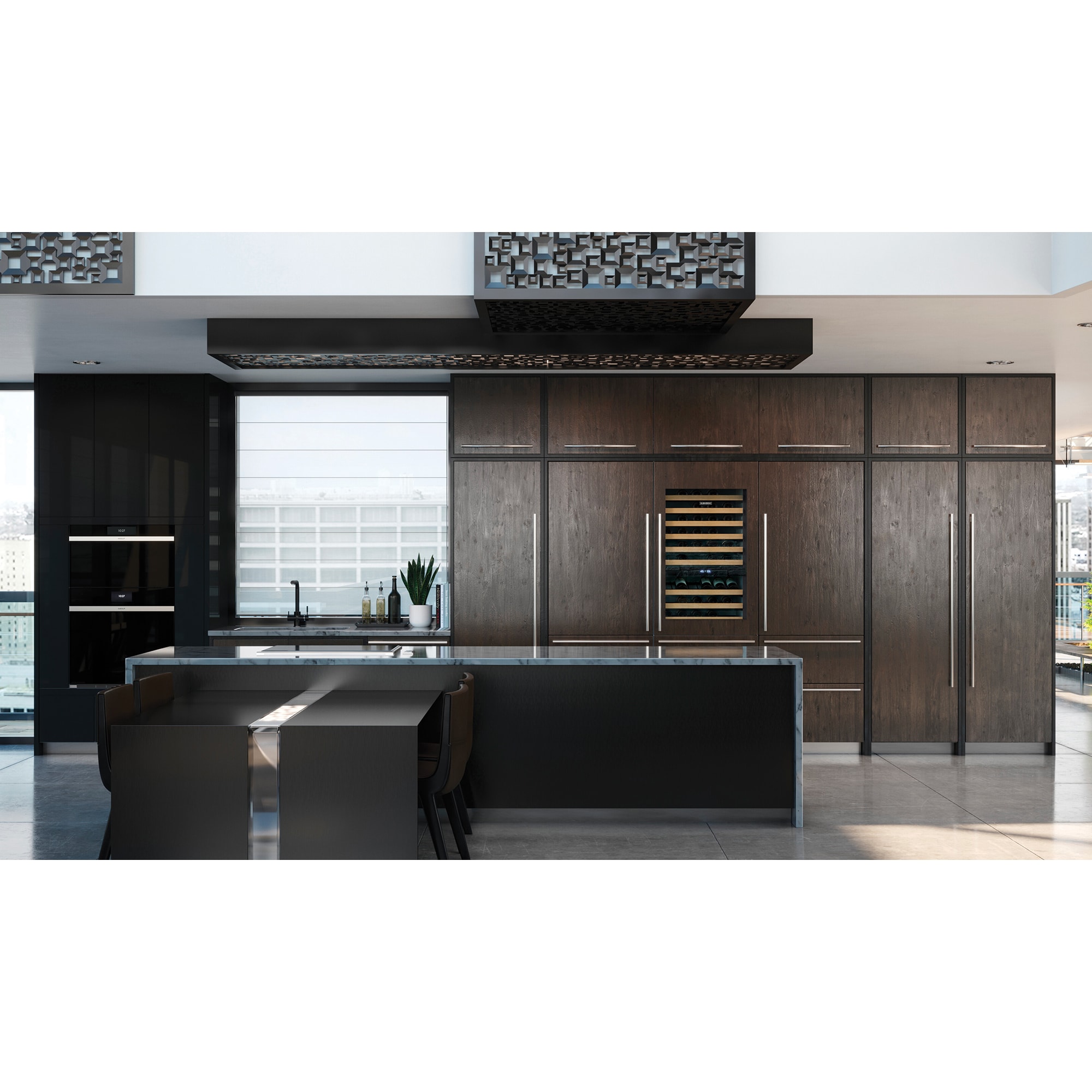 Sub-Zero Designer Series 30 in. Built-In 15.6 cu. ft. Smart Counter Depth Bottom Freezer Refrigerator with Internal Filtered Water Dispenser - Custom Panel Ready, , hires