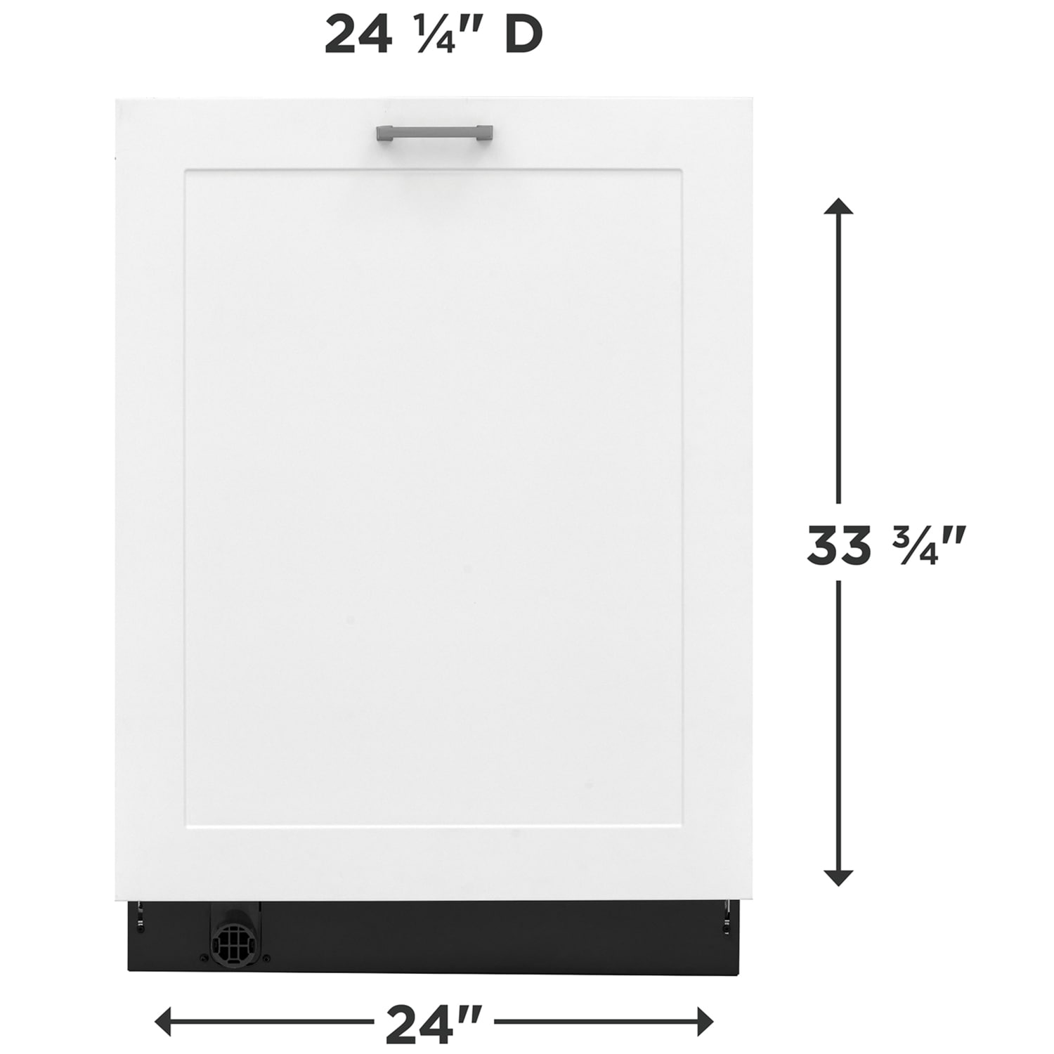 Frigidaire 24 in. Top Control Dishwasher with 49 dBa Sound Level, 3rd-Rack & EvenDry - Custom Panel Ready, , hires