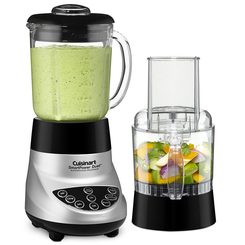 Cuisinart SmartPower Duet 48 Oz. 7-Speed Countertop Blender with Glass Jar & Food Processor - Grey, , hires