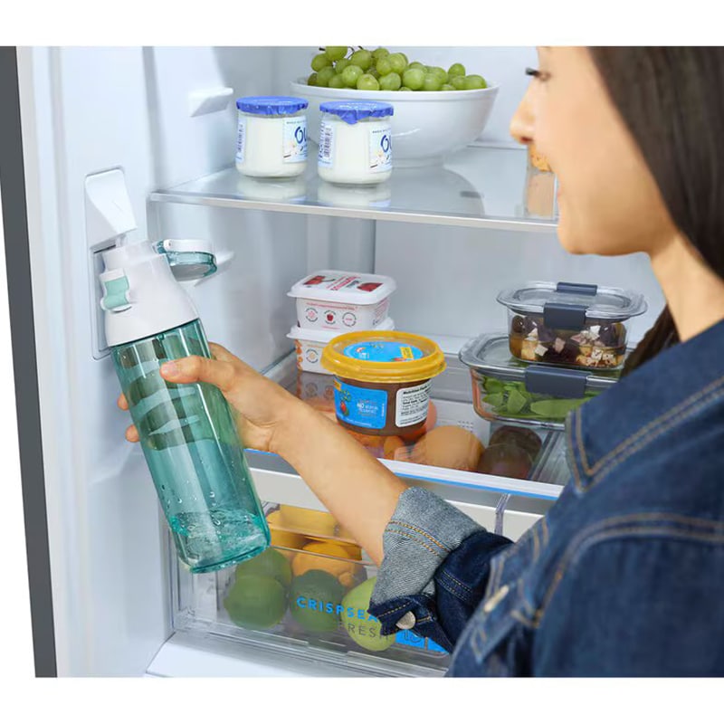 Frigidaire Gallery 30 in. 20.3 cu. ft. Bottom Freezer Refrigerator with Internal Water Dispenser - Stainless Steel, , hires