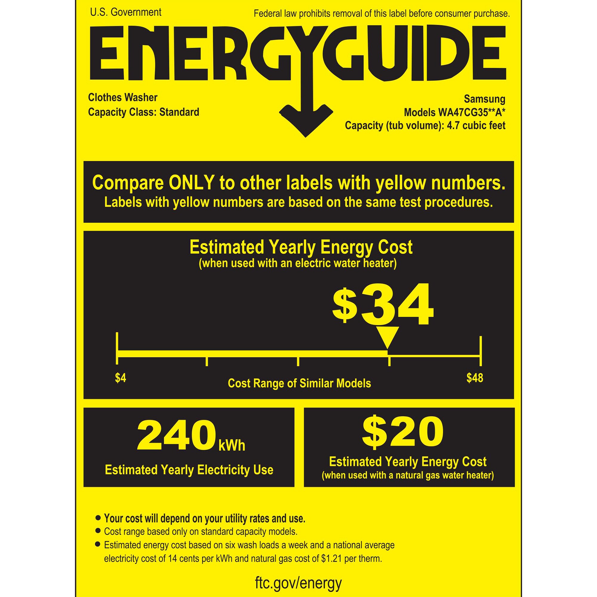 Samsung 27 in. 4.7 cu. ft. Smart Top Load Washer with Active WaterJet - White, White, hires