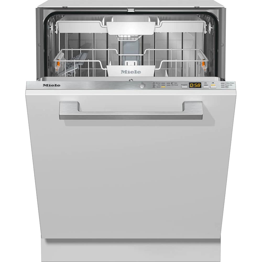 Miele 24 in. Top Control Dishwasher with 44 dBa Sound Level & 3rd-Rack - Custom Panel Ready, , hires