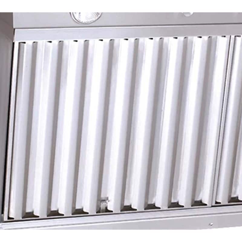 Prestige 34 in. Convertible Standard Style Range Hood with 600 CFM, 3 Fan Speeds & 2 Halogen Lights - Stainless Steel, , hires