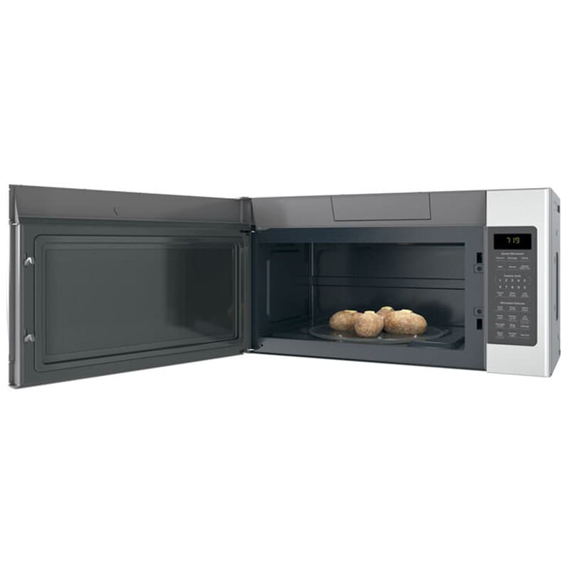 GE 30 in. 1.9 cu. ft. 1000W Over-the-Range Microwave with 400 CFM & Sensor Cooking - Stainless Steel, Stainless Steel, hires