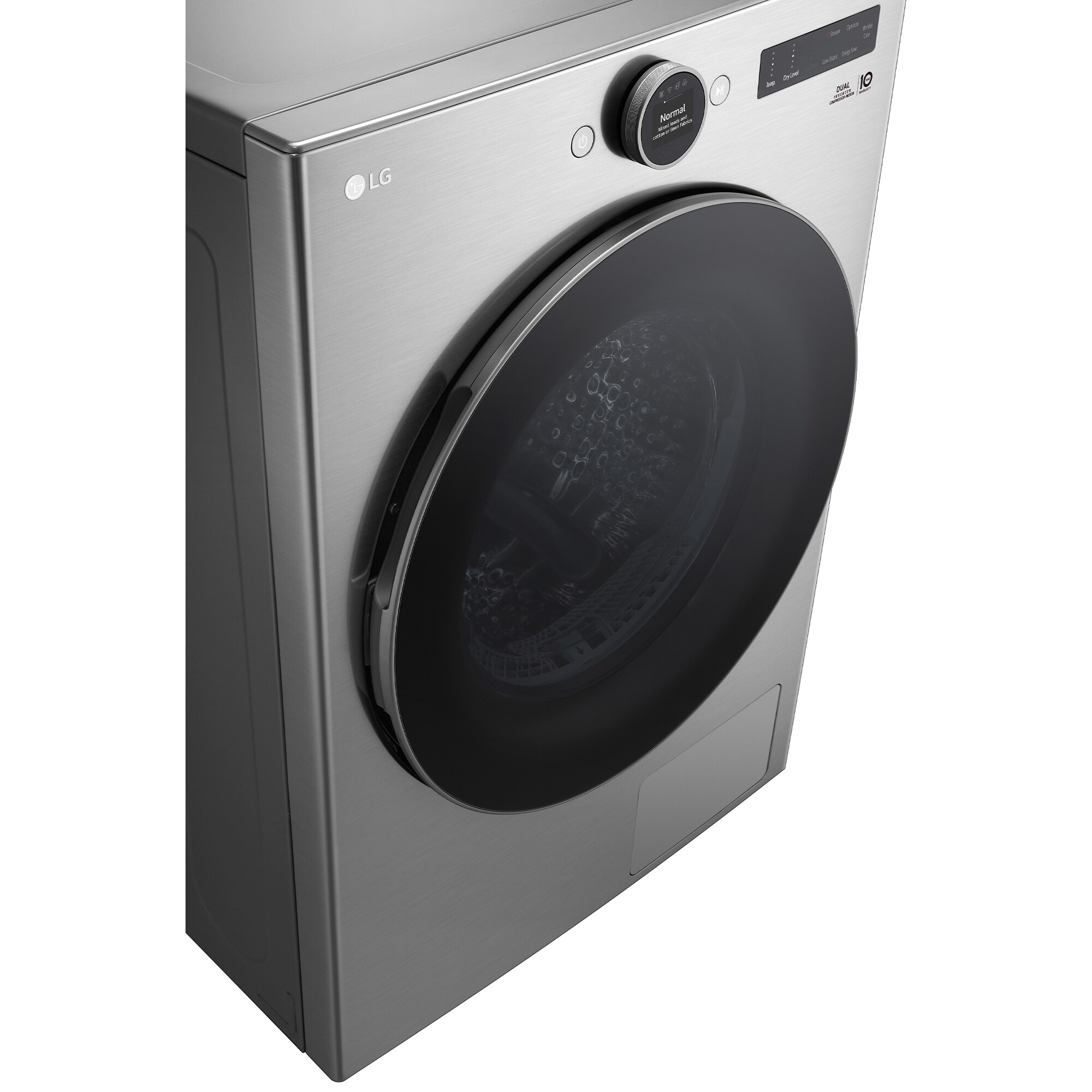 LG 27 in. 7.8 cu. ft. Smart Stackable Ventless Electric Dryer with Heat Pump & Sensor Dry - Graphite Steel, , hires