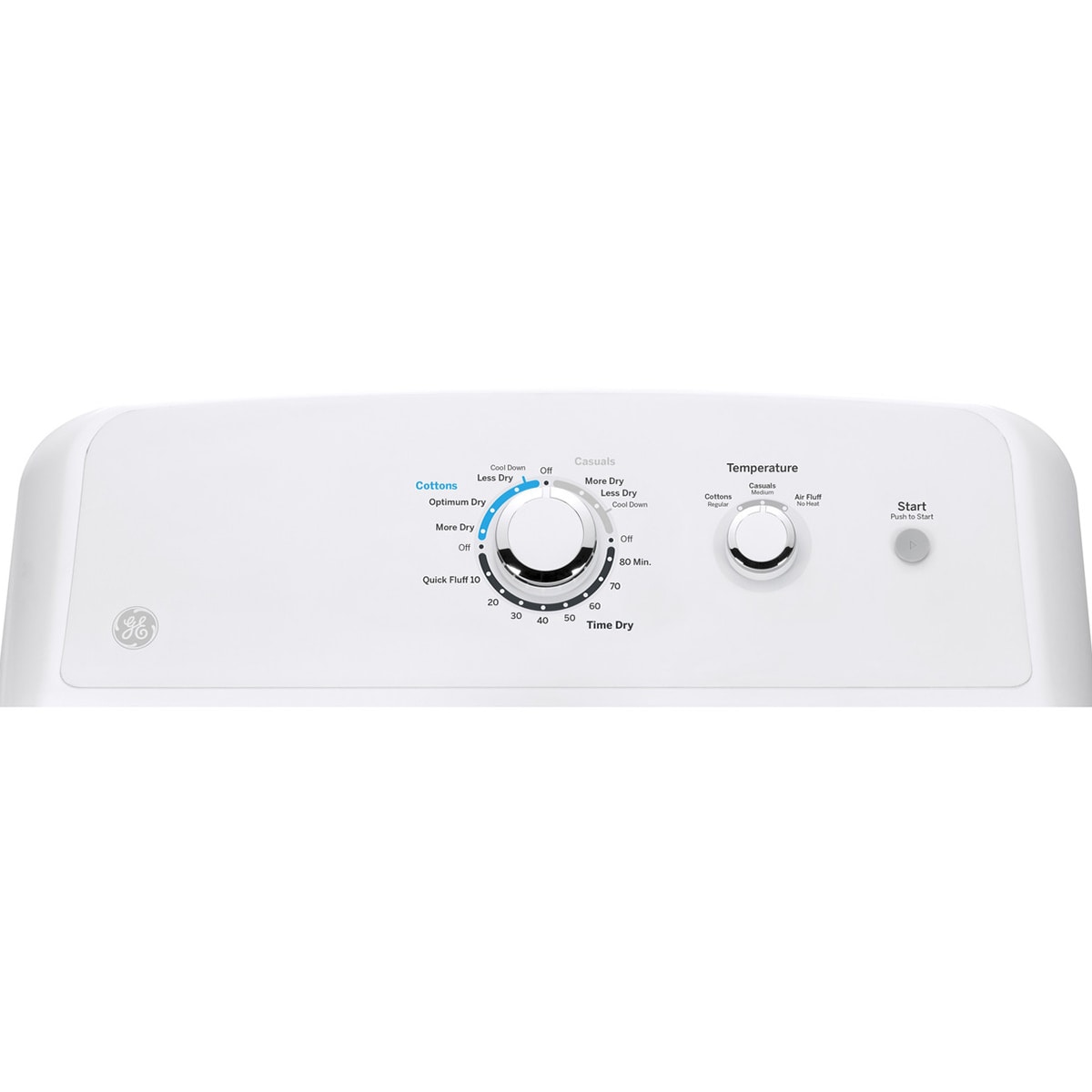 GE 27 in. 6.2 cu. ft. Gas Dryer - White, , hires