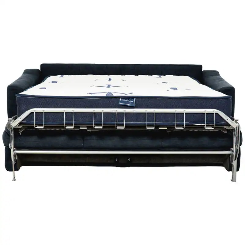 Stearns & Foster Vito Queen Sofa Bed - Charleston Ocean Blue, , hires