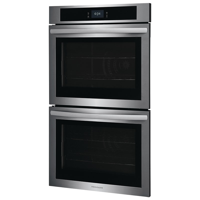 Frigidaire 30 in. 10.6 cu. ft. Top Control Electric Double Wall Oven with Standard Convection - Stainless Steel, Stainless Steel, hires