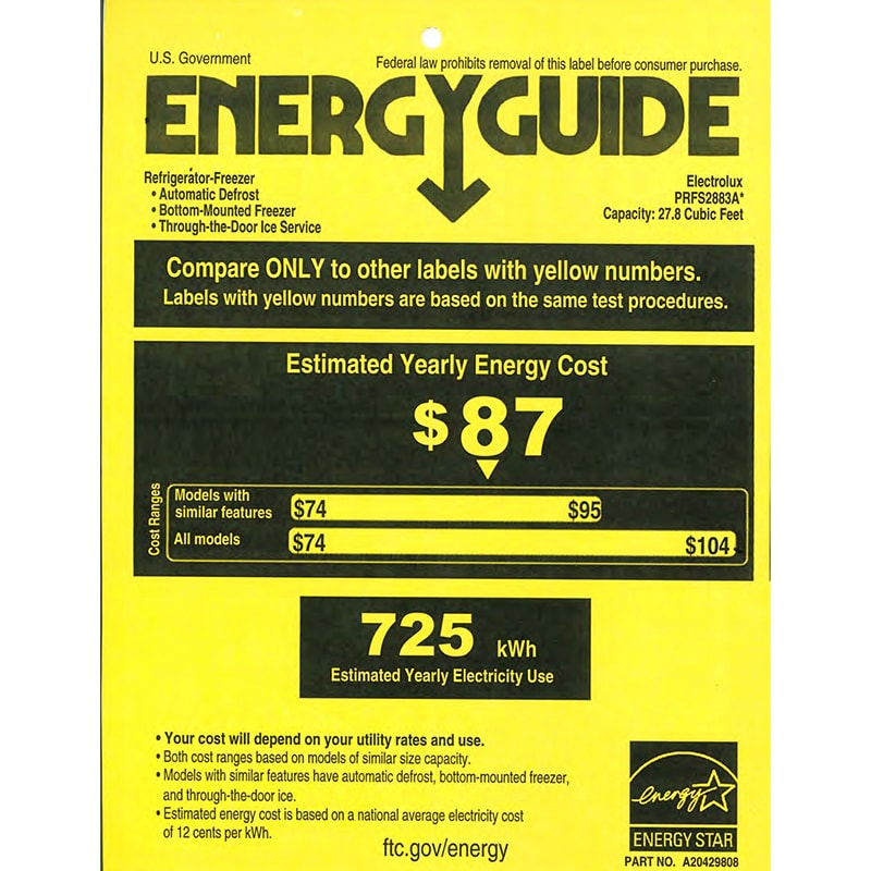 Frigidaire Professional 36 in. 27.8 cu. ft. French Door Refrigerator with Ice & Water Dispenser - Stainless Steel, , hires