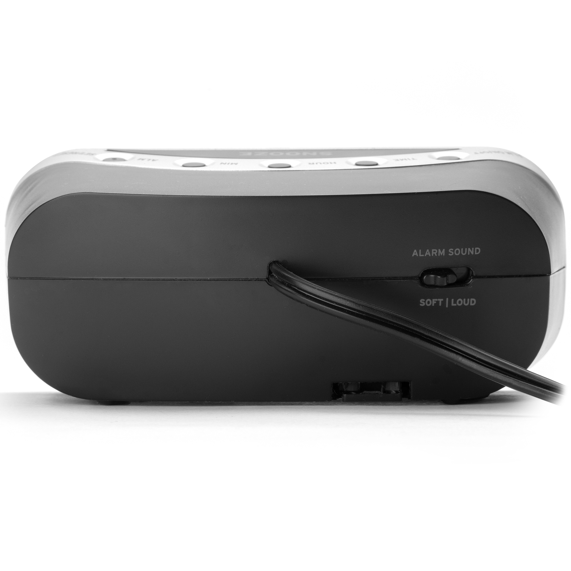 Timex Alarm Clock with Large Display, Includes 120V Power Adapter - Black (T121B), , hires