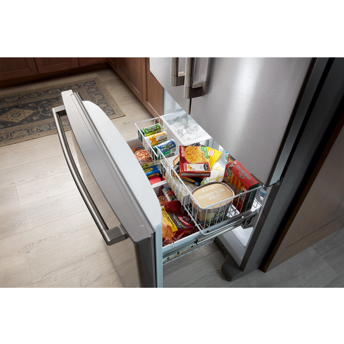 Maytag 36 in. 25.2 cu. ft. French Door Refrigerator with Internal Water Dispenser - Fingerprint Resistant Stainless Steel, , hires