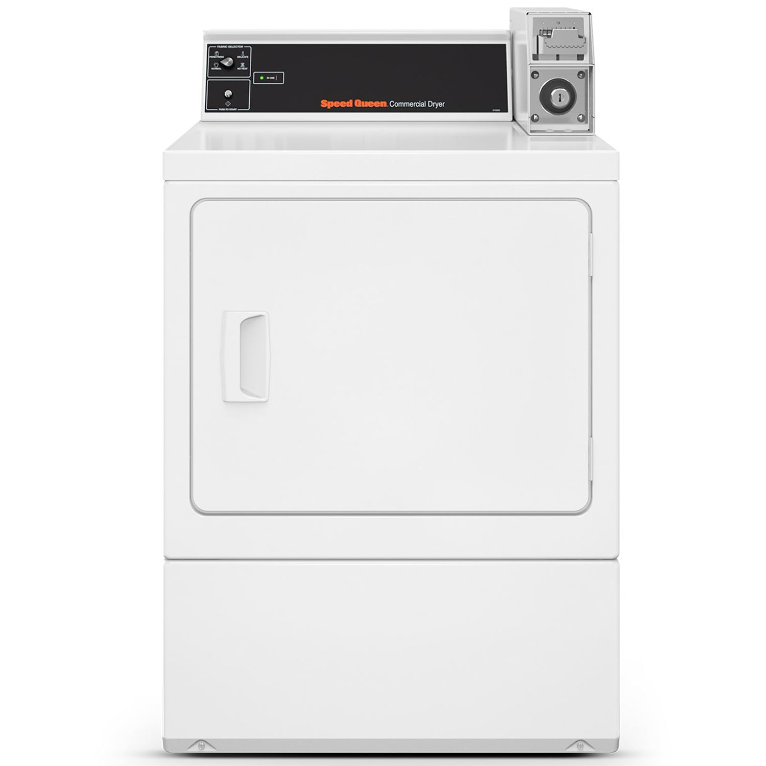 Speed Queen DV4 27 in. 7.0 cu. ft. Commercial Gas Dryer - White, , hires