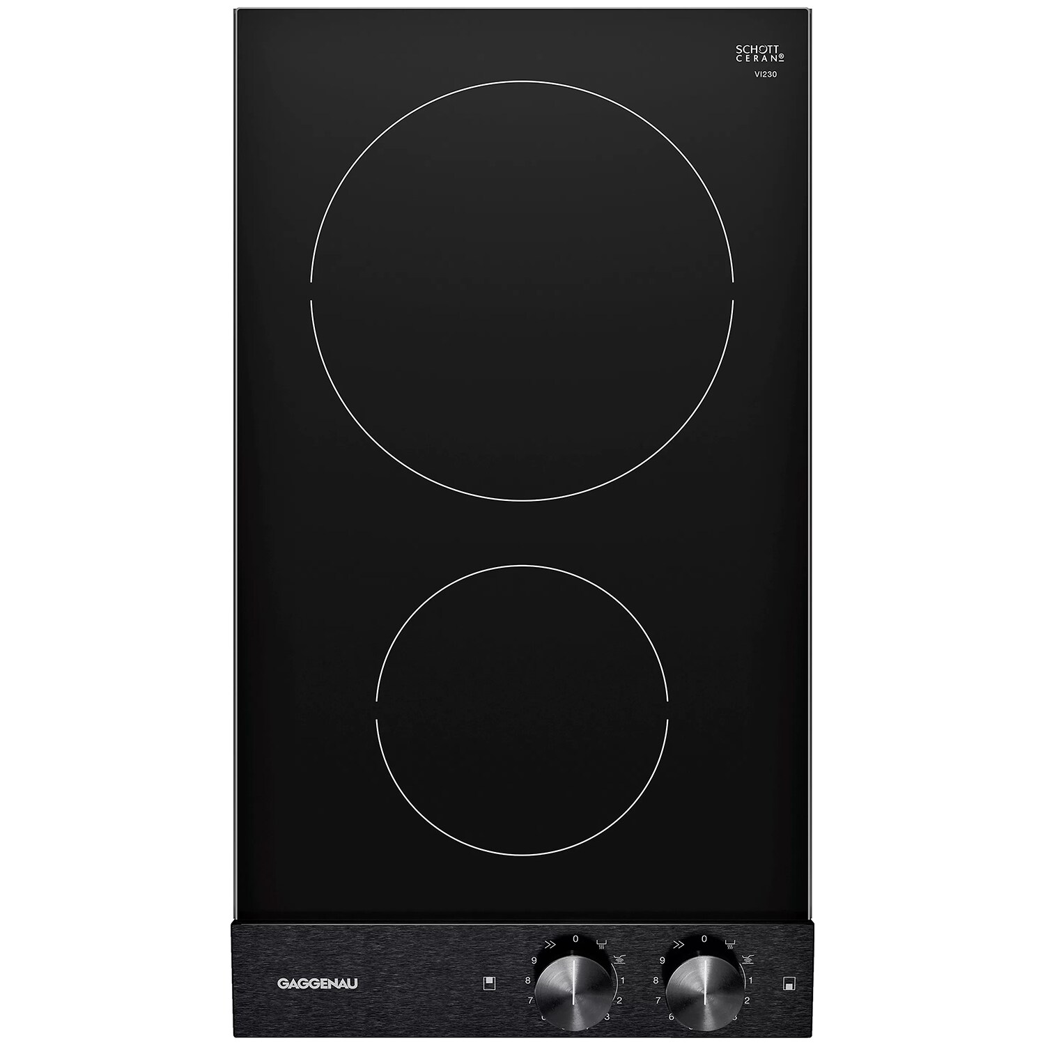 Gaggenau Vario 200 Series 12 in. 2-Burner Induction Cooktop with Power Burner - Black, , hires