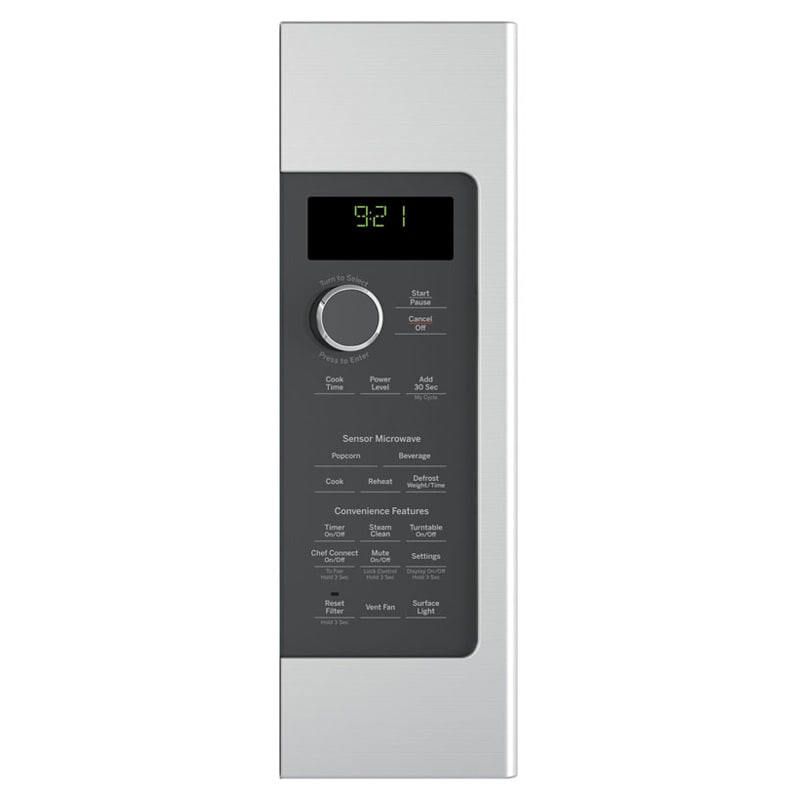 GE Profile 30 in. 2.1 cu. ft. 1000W Over-the-Range Microwave with 400 CFM & Sensor Cooking - Stainless Steel, , hires