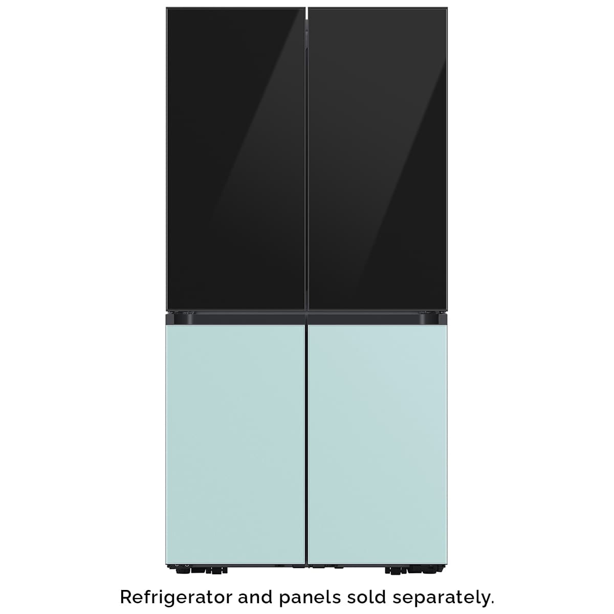 Samsung Bespoke 4-Door Flex Bottom Panel for Refrigerators - Morning Blue Glass, , hires