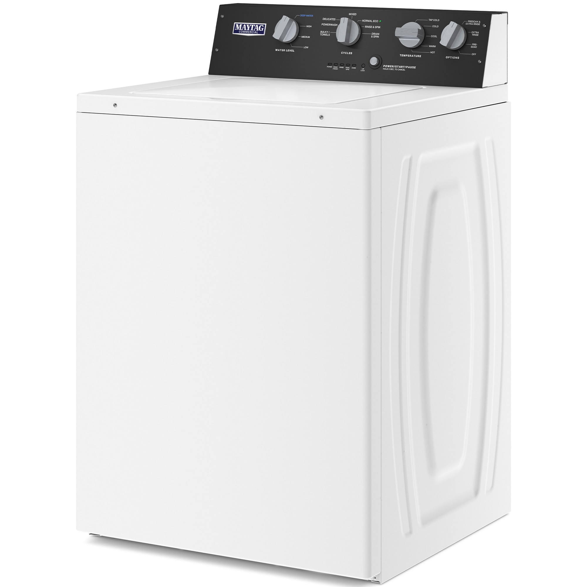 Maytag 27 in. 3.5 cu. ft. Top Load Washer with Dual-Action Agitator & Power Wash Cycle - White, , hires