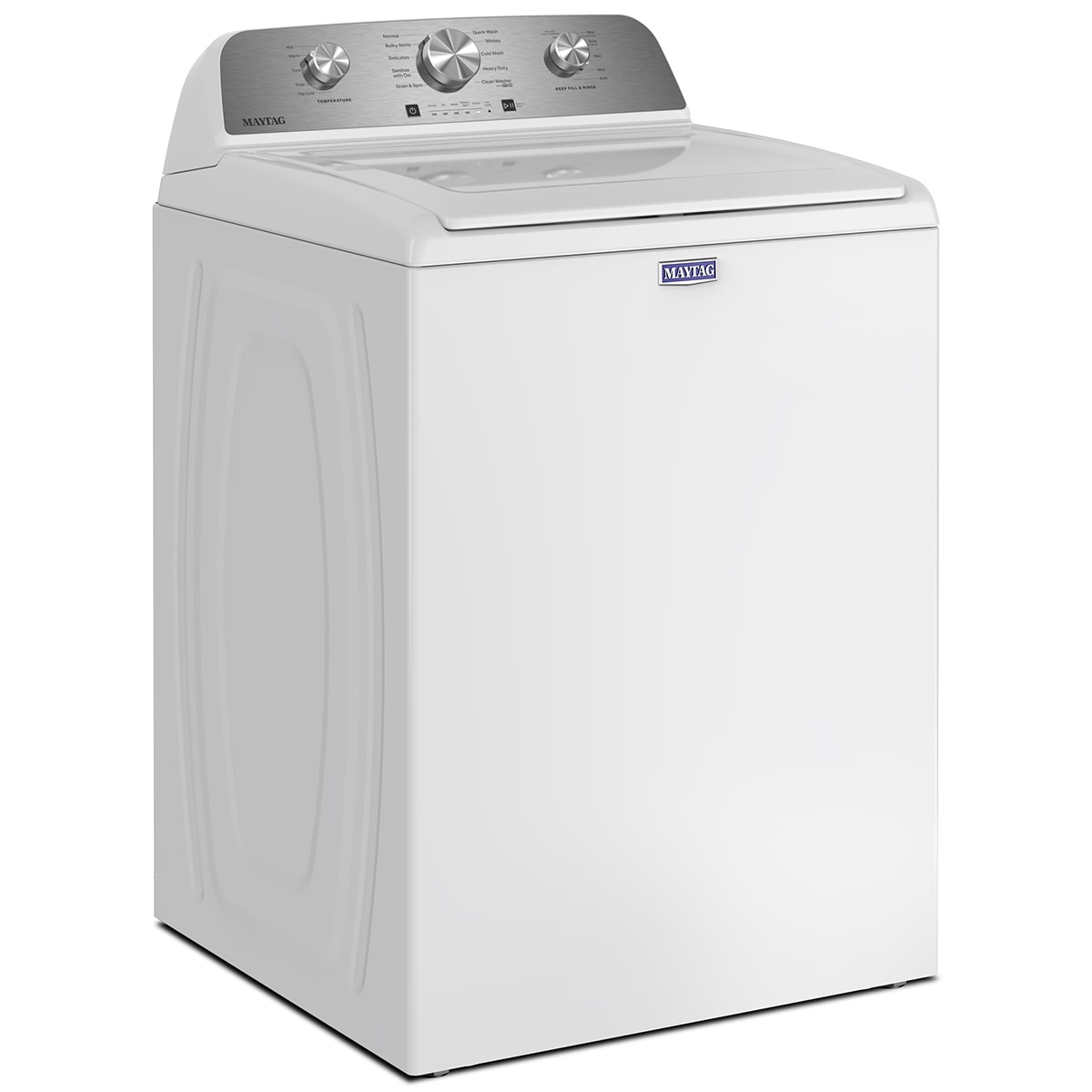 Maytag 27 in. 4.2 cu. ft. Top Load Washer with Agitator & Sanitize with Oxi - White, , hires